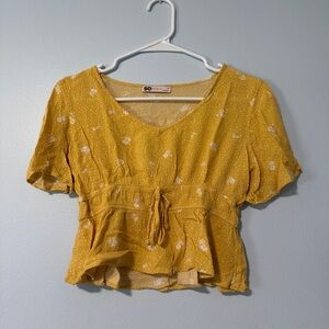 SO Yellow Blouse Vibrant and Stylish